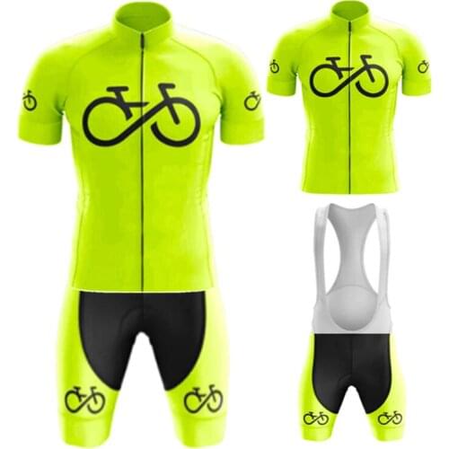 Men Pro Team Cycling Jersey 2021 Summer Breathable Bike Wear Short Sleeve Sets MTB Maillot Ciclismo Outdoor Riding Bike Uniform