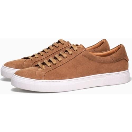 Hot Suede leather Mens casual Shoes Fashion board shoes Breathable Sports Shoes Fashion Lace up Men Shoes