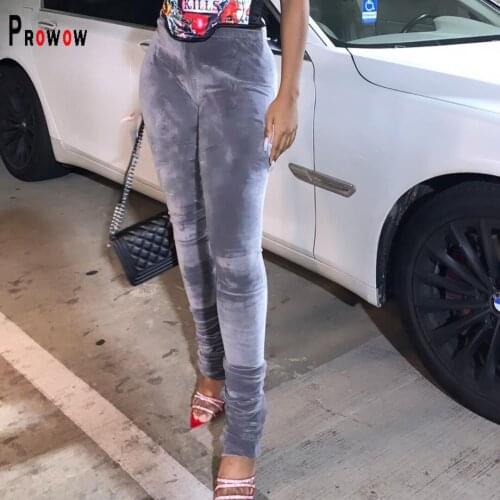 Женские бархатные брюки Prowow China At AliExpress