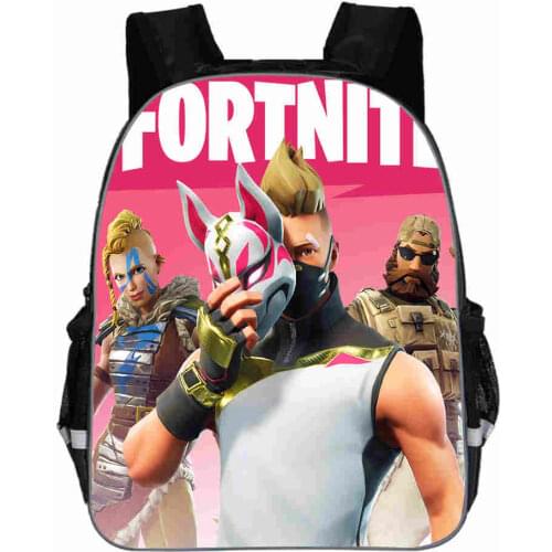 Game Fortnite Printed Backpack For Boys Girls Waterproof Nylon Schoolbag For Primary School Students Softeware Mochila infantil