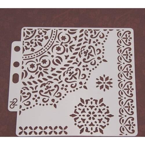 DIY Layering Stencils Painting Scrapbook Card Coloring Embossing Album Craft Decorative Template Drawing Hollow Template Mandala
