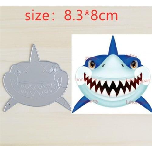 New Shark Metal Cut Dies Stencils for Scrapbooking Stamp/Photo Album Decorative Embossing DIY Paper Cards
