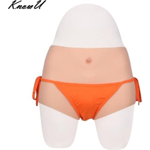 KnowU Crossdresser Fake Pussy Underwear Transgender Cosplay Drag Queen Panty Silicone Boxer Briefs Shemale Gay силиконовая грудь