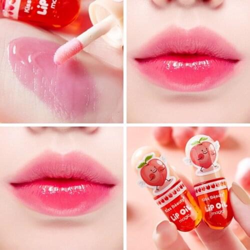 Moisturizing Lip Care Oil Temperature Change Plumper Lip Gloss Long Lasting Sexy Lips Pump Clear Makeup Lip Tint Makeup Tools