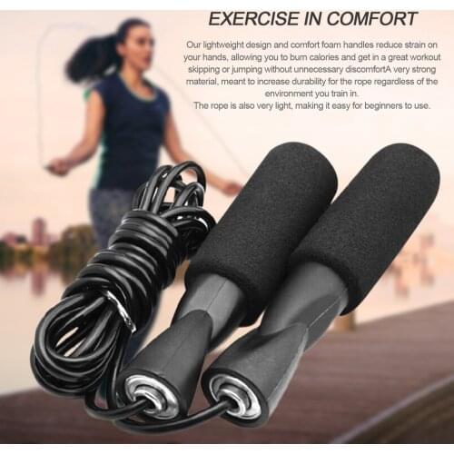 25# Aerobic Exercise Boxing Skipping Jump Adjustable Bearing Speed Fitness Corda De Pular Jumping Rope Training Skipping Rope