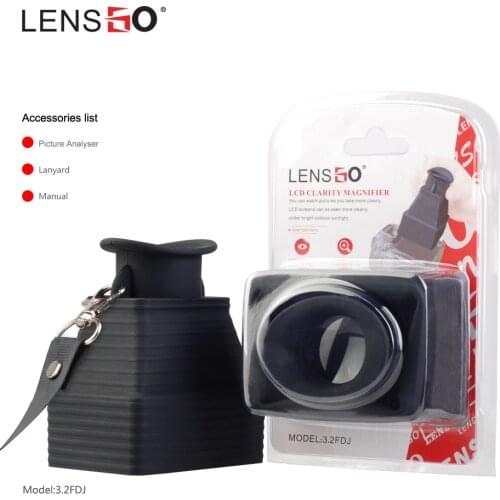 3X amplification Viewfinder with 3"/3.2" LCD Screen for Canon 5D4 5D3 6D 7D 70D 80D Nikon D7000 D7200 D750 D610 D810 D800 SLR