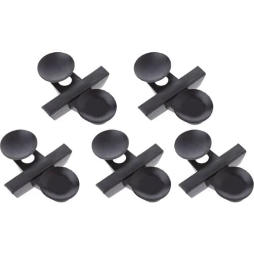 5pcs Aquarium Fish Tank Suction Cup Divider Black Plastic Sheet Holders Hot
