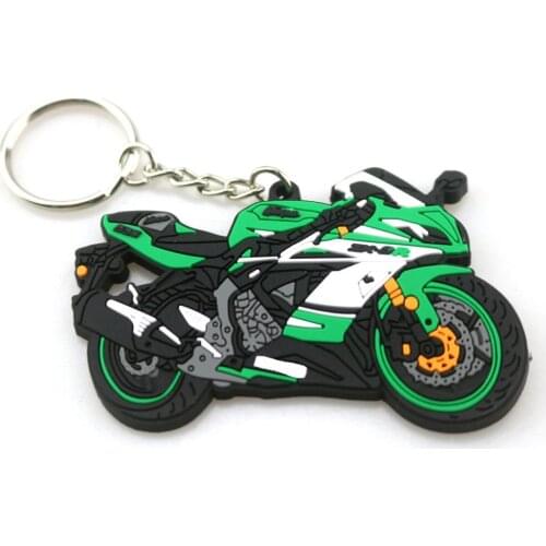 Motorcycle Model Keychain Keyring Key Chain Key Ring Holder For KAWASAKI zx-6r Locomotive model