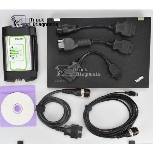 Vocom 88890300+2.7 ptt dev2 FH&FM for volvo truck excavator diagnostic tool+T420 laptop vcads 88890300