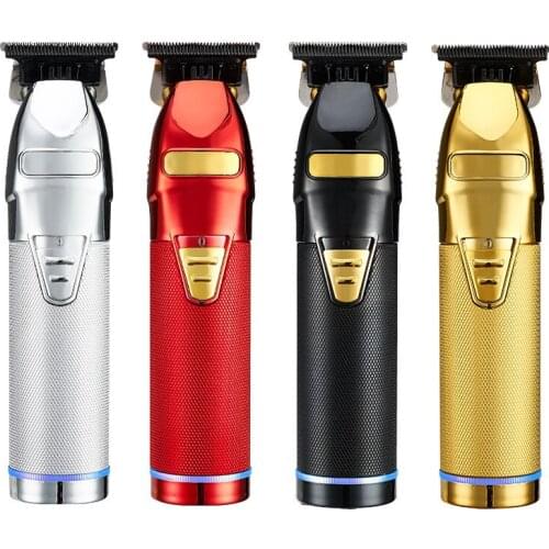 Electric hair trimmer USB rechargeable hair clipper hair cut hair cutter beard trimmer oil head clipper white hair carving