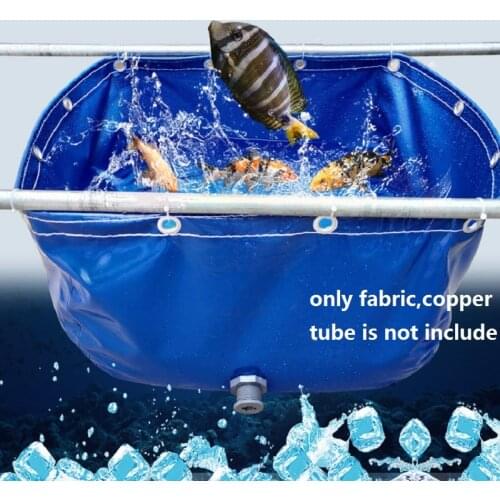 Quality PVC 550Gsm Fish Pond Waterproof Tarpaulin Culture Canvas Thicken Greenhouse Aquatic Products Foldable Aquaculture Pond