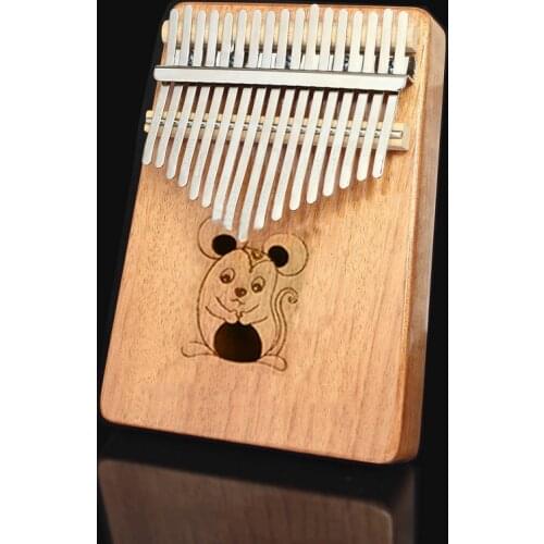 Kalimba 17 Keys Kalimba Thumb Piano Portable Mbira Finger Piano Kit Mahogany Instuments Gift For Kids Adults Beginners Learners