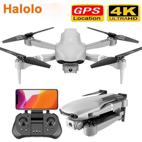 Halolo drone GPS 4K 5G WiFi live video FPV 4K/1080P HD Wide Angle Camera Foldable Altitude Hold Durable RC Drone