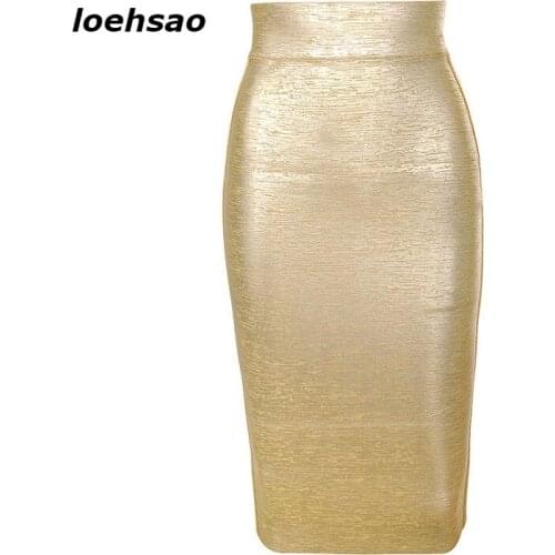 Loehsao Pencil Skirts With Flowers