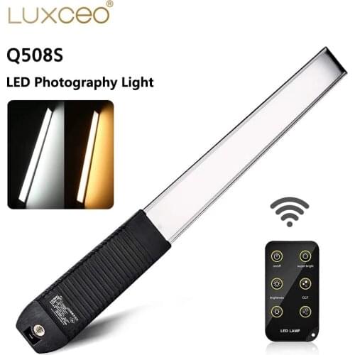 LUXCEO Q508S Dual Color Temperature 1000LM Photo LED Stick Video Light Handheld LED Fill Light Flash Lighting Lamp