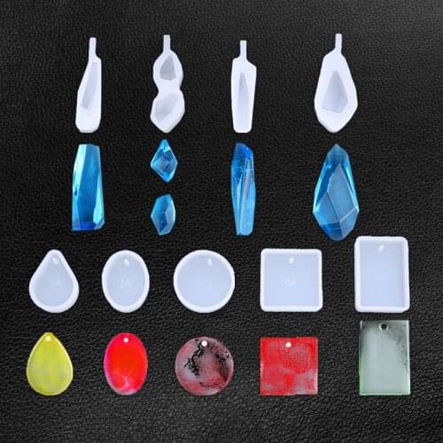 NOT AS LONG diy Crystal Drop Jewelry Stone Pendant Pendant Earrings Molded Silicone Mold Set Creative Handmade Small Jewelry