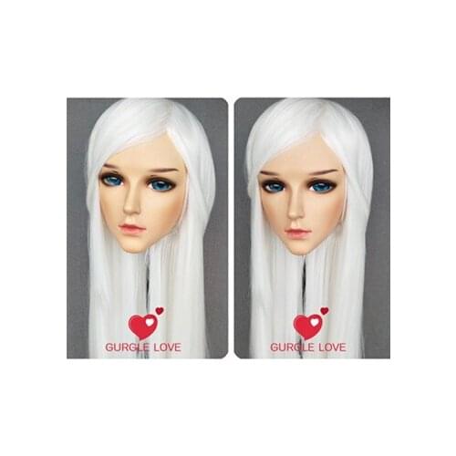 NEW-05) Handmade Female Male Resin Crossdress Pretty Girl BJD Masks Japanese Anime Cosplay Kigurumi Mask
