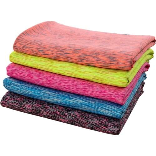 Polyester Quick-Drying Fabric Summer Swimsuit Jersey Fabric For Sewing Sweatshirt Or Sports Headband KA33