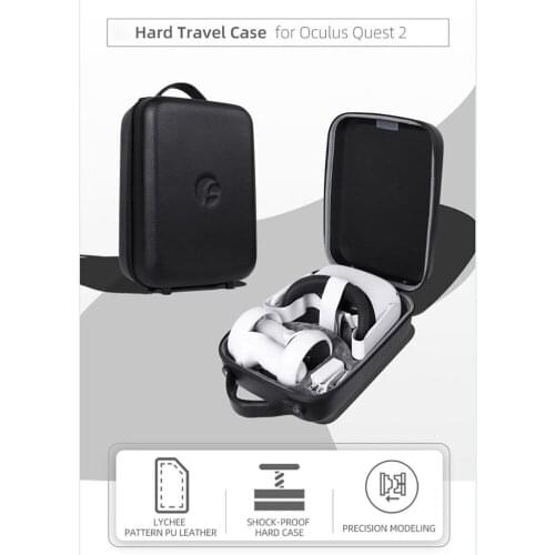 Hard Travel Case Waterproof Storage Bag for Oculus Quest 2 VR Headset Waterproof Handbag Portable Suitcase Carrying Bag
