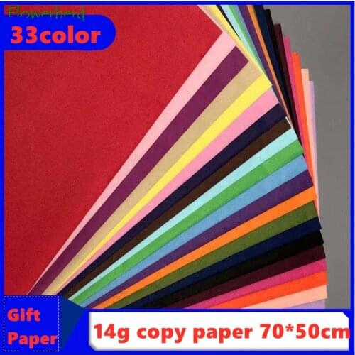 100pcs Tissue Paper 70*50CM Craft Paper Floral Wine Flower Gift Wrapping Paper Packing Paper Copy Paper Festive Party Supply