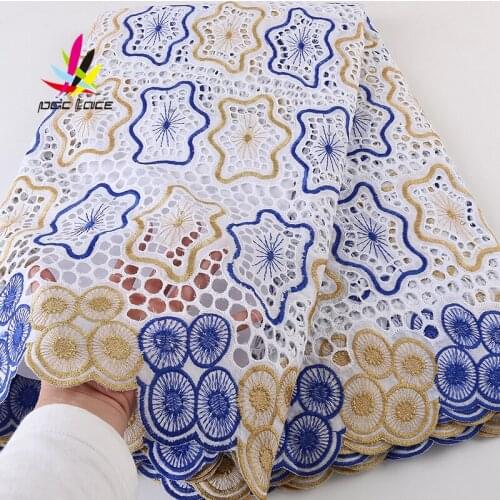 2021 Party Dry Lace African Fabric Nigerian Lace Fabric New Design High Quality Swiss Lace Fabric Dry Lace With Stones