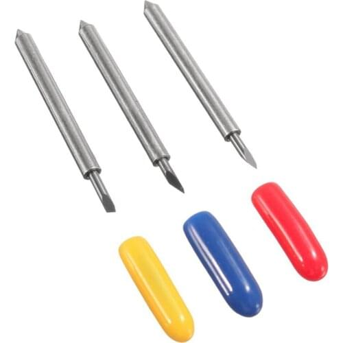 30pcs 30 45 60 Degree Roland Cricut Cutting Plotter Vinyl Cutter Knife Blades Offset