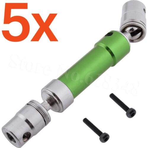 5pcs Metal Rear Center Drive Shaft Transmission CVD for 1/12 Feiyue FY03 Desert Eagle FY01 FY03 FY04 FY05 RC Car Parts