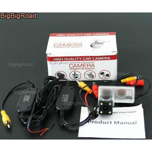 BigBigRoad For Toyota Vios / Etios / YARiS L 2015 2016 Wireless Camera Car Rear View Backup Reverse Camera CCD parking camera