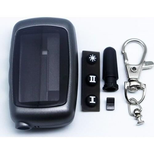A9 Case LCD Remote Controller Keychain For Vehicle Security Two Way Car Alarm StarLine A9 Keychain alarm system