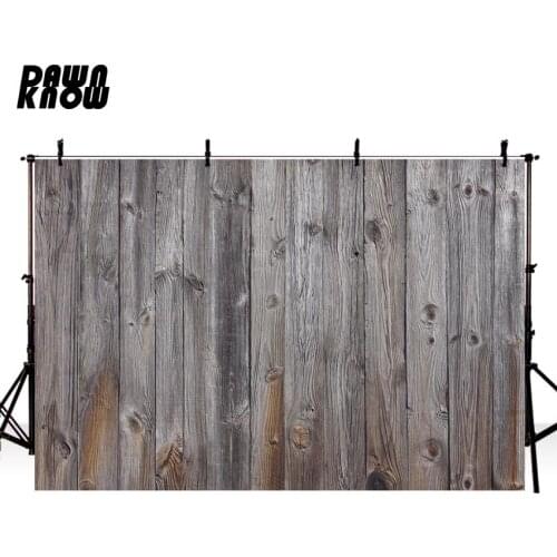DAWNKNOW Wood Floor Photography Background Wood Wall Wedding Photo Shoot Backdrops For Children Photo Studio Customize G482