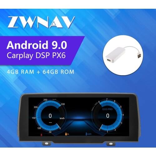 For BMW X3 2018 2019 2020 EVO Stereo Radio Audio Android 10 PX6 Snapdragon Car Multimedia Player DVD GPS Navigation Head unit