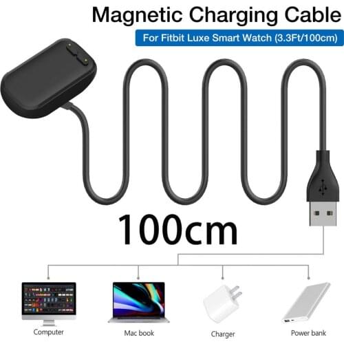 For Fitbit Luxe Bracelet Smart Watch Charger Magnetic Smart Watch Charging Cable For Fitbit Luxe Smart Watch Drop Shipping