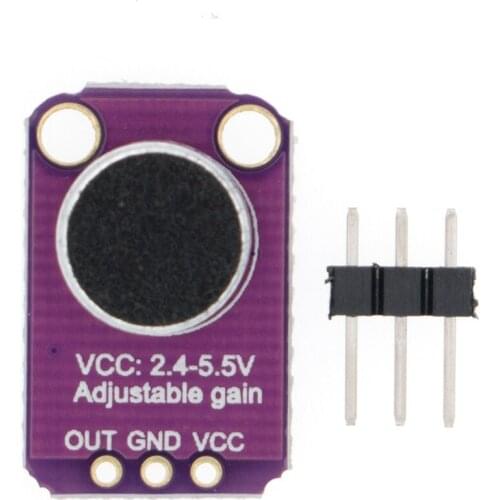 BlueRaven MAX4466 PCB Board Module Diy Electret Microphone Amplifier MAX4466 Adjustable Gain Breakout Board for Ardunio