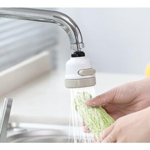 Water Filter New Rotatable Bathroom Kitchen Accessories Water Saver 3 Modes Water Tap Filter Faucet Extender Extenders Booster
