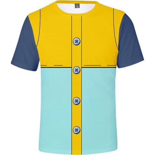The Seven Deadly Sins Mens T-shirts Harajuku Anime 3D Printing Tshirt Nanatsu No Taizai Meliodas Kids T Shirt Tops Clothes
