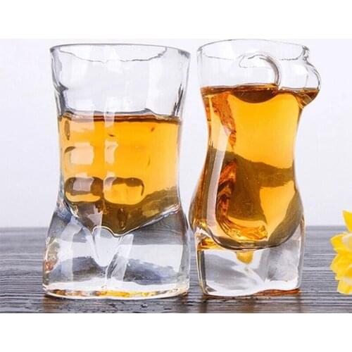 Creative Modern Art Beer Glass Transparent Durable Whiskey Glasscup With Beer Whiskey Bbrandy Vodka Juice Wine For Bar KTV Party