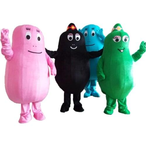 Best price pink BarbaPapa mascot costume lovely beard papa adult Mascot cartoon character suit EMS free shipping