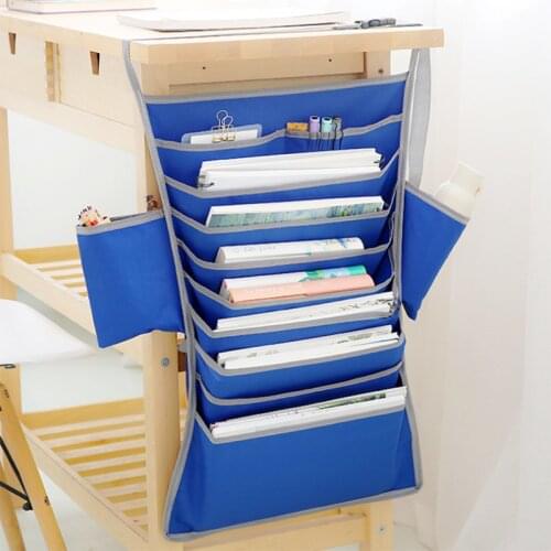 Multifunctional Class Student Book Bag Adjustable Study Book Storage Desk Pillow Bag Desk Pocket Wall Hanging Holder Book Bag