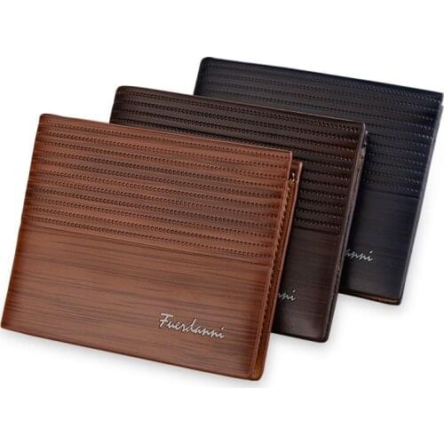 Men Wallet Casual Multi-card Position Credit Card Holder Thin Coin Purse For Men Portable Bifold Male Clutch Bags