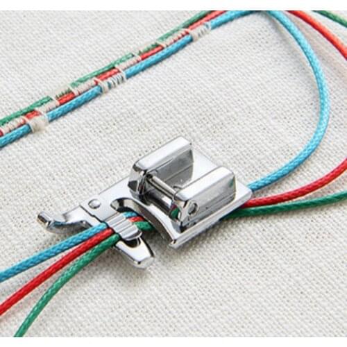 Domestic sewing machine parts presser foot 7309(5011-13) / Cording Foot