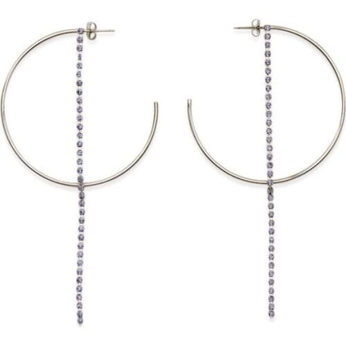 Justine clenquet Simple Designer Style Fashion Trendy Personality C-shaped Earrings Men Women Ins Trend Female Jewelry Gifts