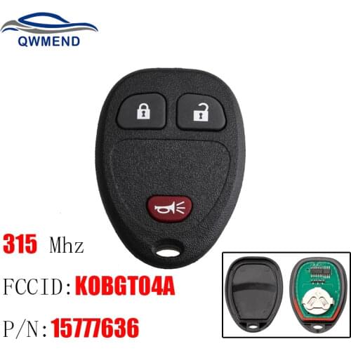 BHKEY 2+1Buttons Remote key 315Mhz For Chevrolet HHR Uplander Pontiac Montana SV6 Saturn Relay For Buick Terraza 2005 2006 keys