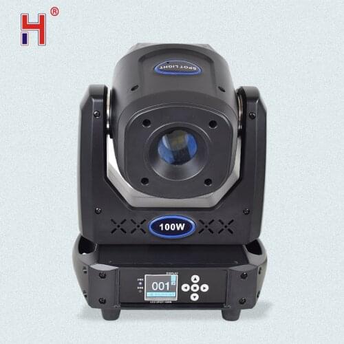 Moving Head 100W Stage Lights Lyre Gobo Projector Effect DJ Rotating Mobile Light Disco Strobe Sound For Party Wedding Nightclub