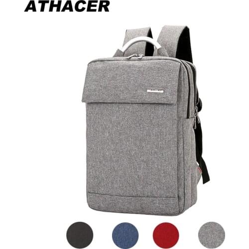 Athacer Waterproof Laptop Backpack Wear-resistant Functional School Bag Travel Stylish Business Sports Bags Men Women 4 Colors