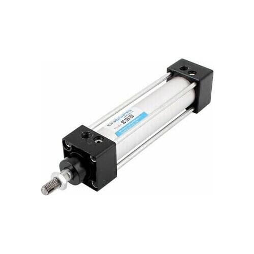 32mm Bore 100mm Stroke Screwed Piston Rod Dual Action Air Cylinder