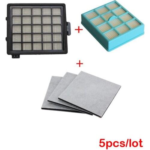 5Pcs vacuum cleaner replacement parts hepa filter+3Pcs Motor Filter+filtro hepa Philips FC8146 FC8148 FC8140 FC8144 FC8142 8147