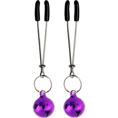 Breast Clip Clamps Metal Nipple Clips With bell Sex Slaves Nipple Clamps Sex Toys Stimulate for Breast Adult Toys