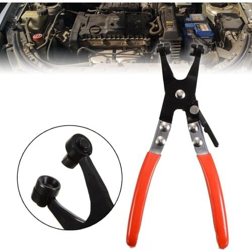 1pc Auto Hose Removal Tool Car Water Pipe Pliers Flat Band Ring Hose Clip Clamp Pliers Automotive Auto Repair Accessories
