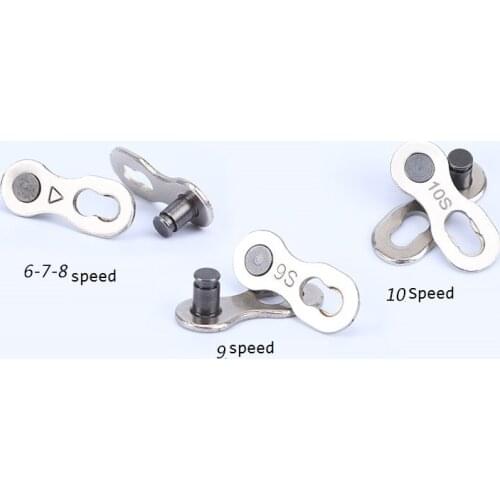 10pcs Bicycle Chain Master Link Joint Connector Clips Joining Split magic buckle 8/9s 10speed for MTB RD