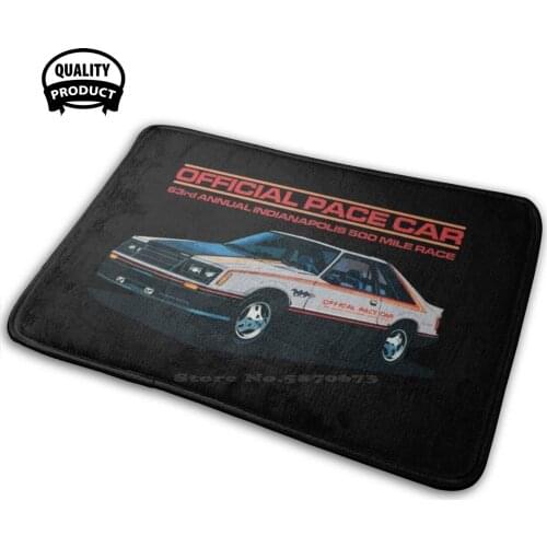 1979 Fox Body Indy Pace Car Soft Interesting Room Goods Rug Carpet Fox Foxbody Indy 500 Indianapolis 500 Pace Car Retro Car